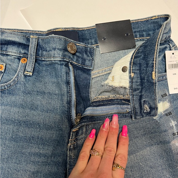 Denim midi shorts - Picture 2 of 8